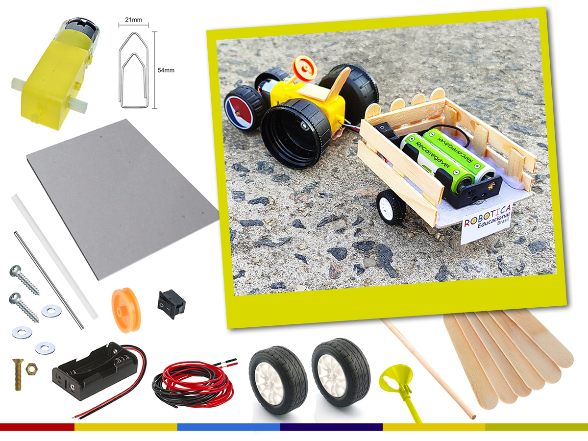 trator-carretinha-diy-1y43inrccl Kit Trator com Carretinha DIY